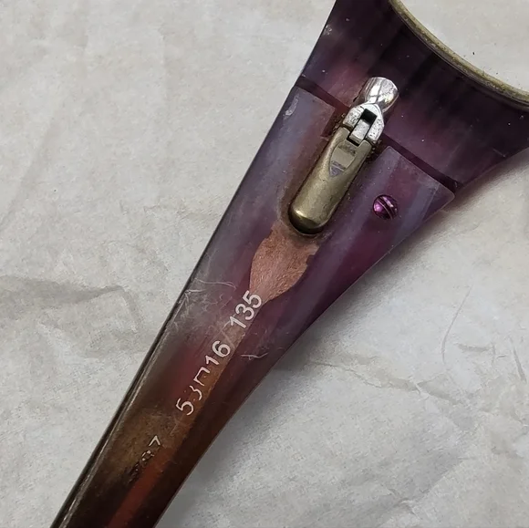 Just Cavalli (Robert Cavalli) Italy Purple Pres.  Plastic Eyeglasses (Frames) - Picture 10 of 12